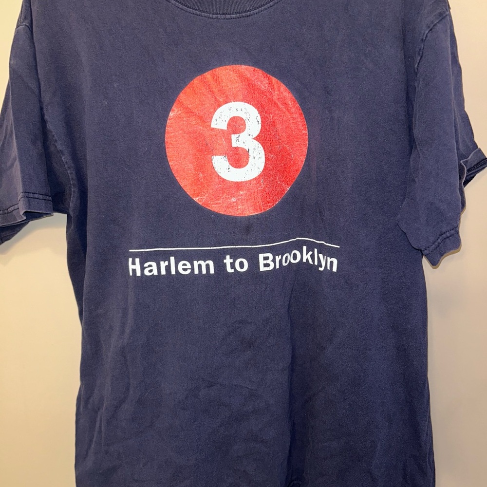 Harlem to Brooklyn Navy T-Shirt